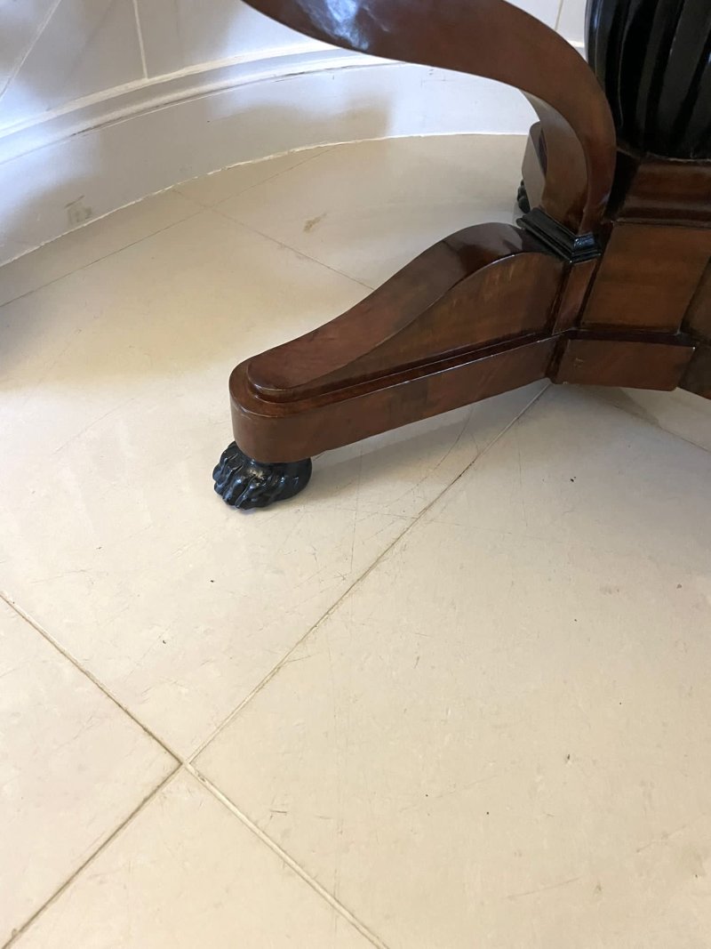 Outstanding Quality Antique French Victorian Marble Top Centre Table - Image 9